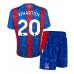 Crystal Palace Adam Wharton #20 Hjemmedraktsett Barn 2024-25 Korte ermer (+ Korte bukser)